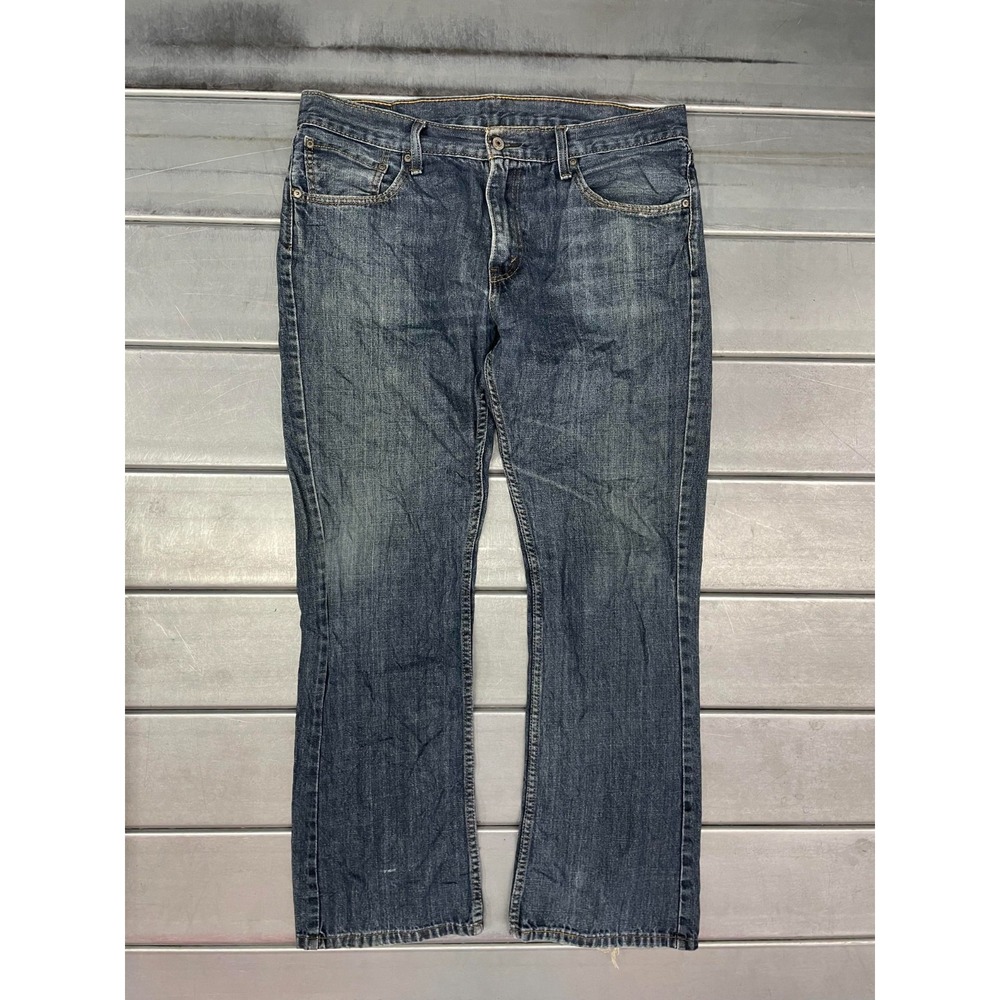 VTG Levis 527 Jeans‎ Mens 36X32  Blue Medium Wash Denim Slim Bootcut 100% Cotton
